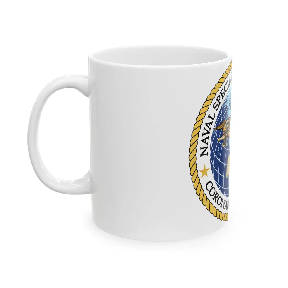 Naval Special Warfare Center Coronado CA (U.S. Navy) White Coffee Mug-Go Mug Yourself