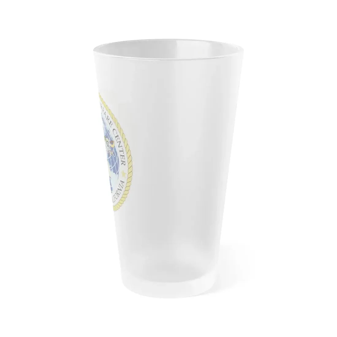 Naval Special Warfare Center Coronado CA (U.S. Navy) Frosted Pint Glass 16oz - Go Mug Yourself