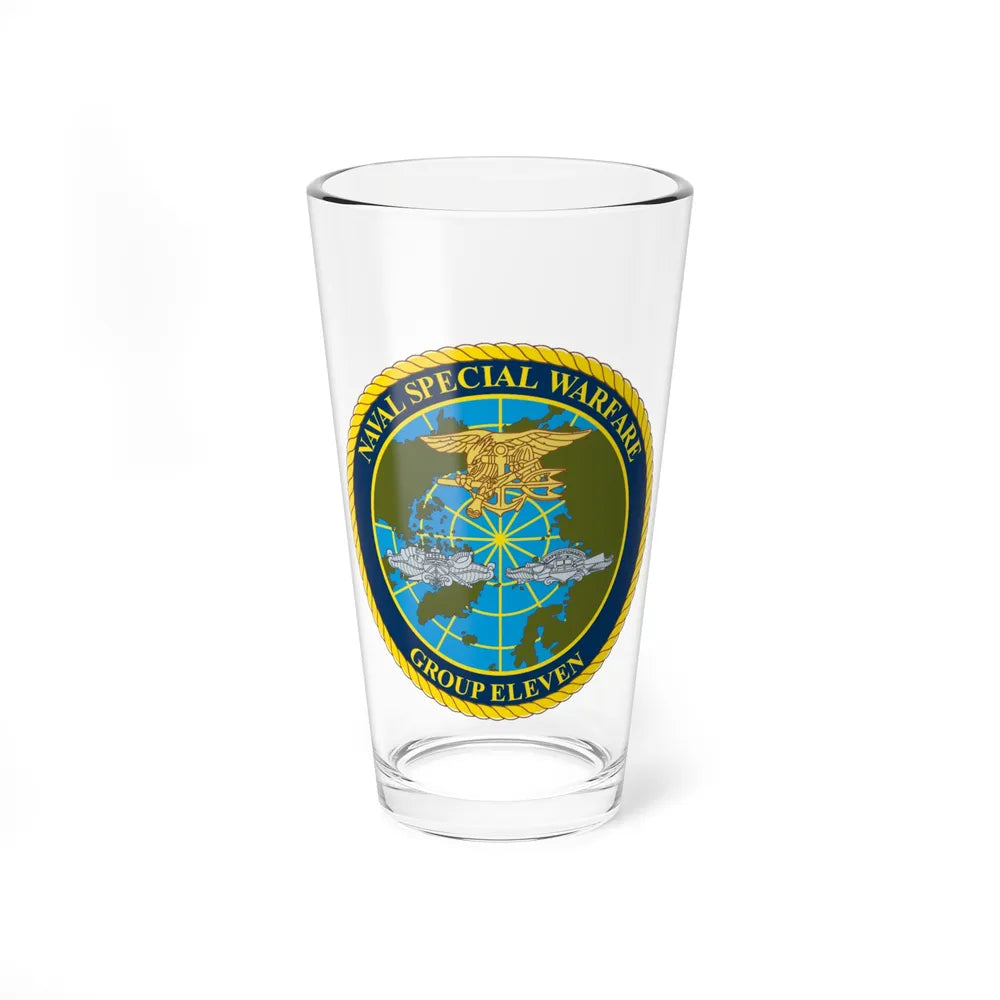 Naval Special Warfare Group 11 (U.S. Navy) Pint Glass 16oz-16oz-Go Mug Yourself