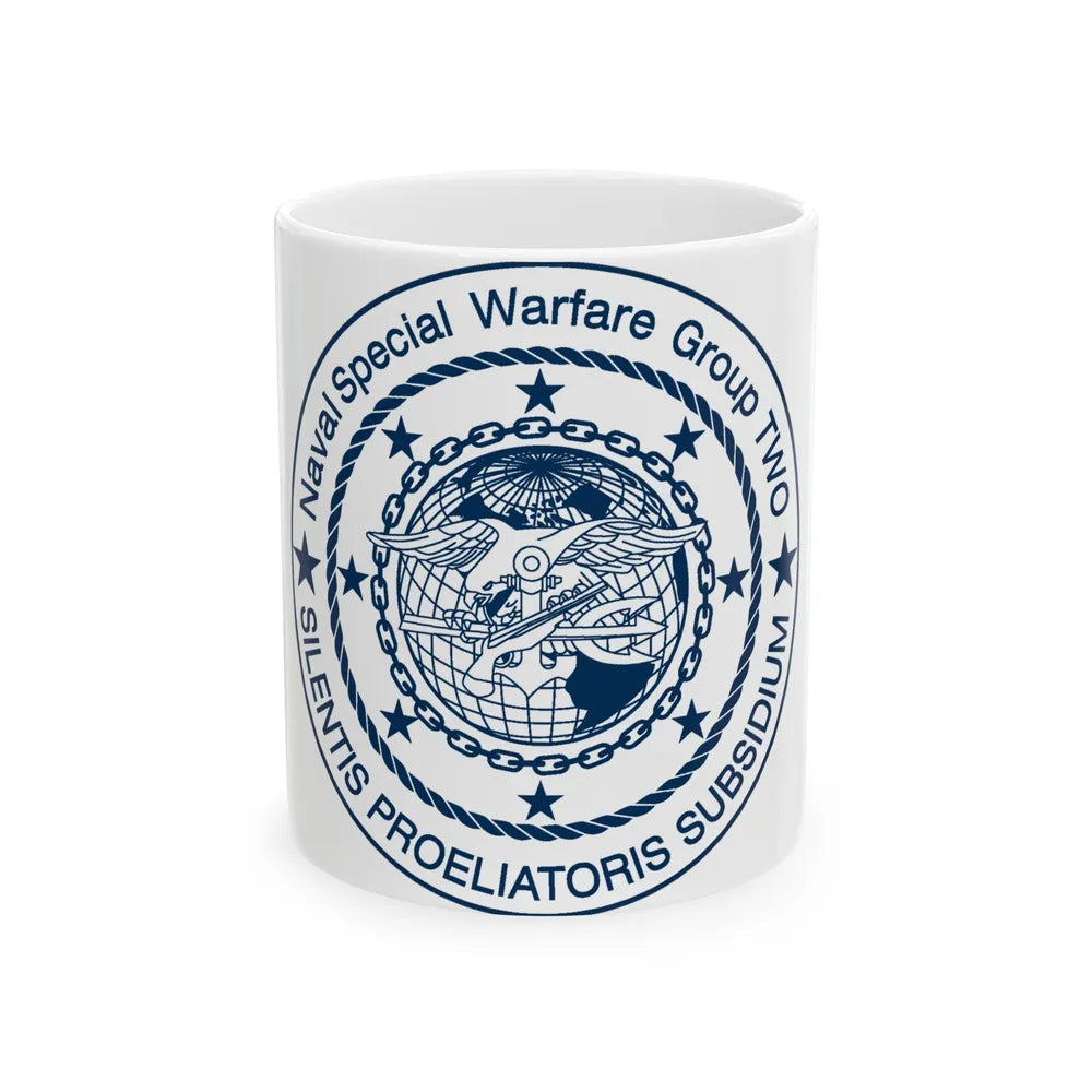 Naval Special Warfare Group 2 (U.S. Navy) White Coffee Mug-11oz-Go Mug Yourself