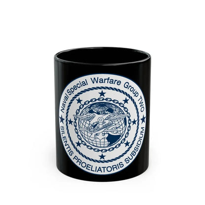 Naval Special Warfare Group 2 (U.S. Navy) Black Coffee Mug 11oz - Go Mug Yourself