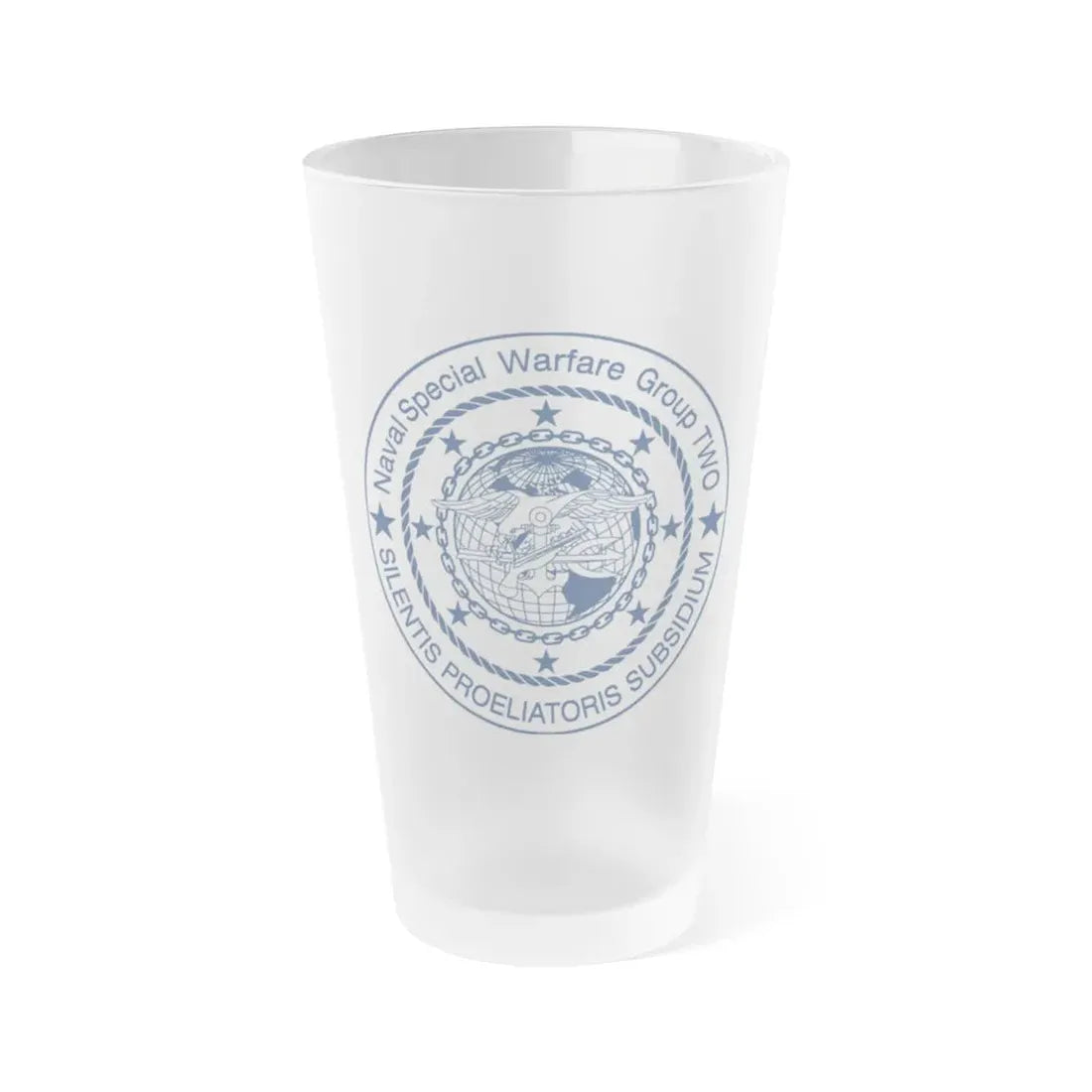 Naval Special Warfare Group 2 (U.S. Navy) Frosted Pint Glass 16oz Default Title - Go Mug Yourself