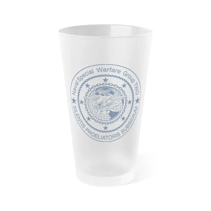 Naval Special Warfare Group 2 (U.S. Navy) Frosted Pint Glass 16oz Default Title - Go Mug Yourself