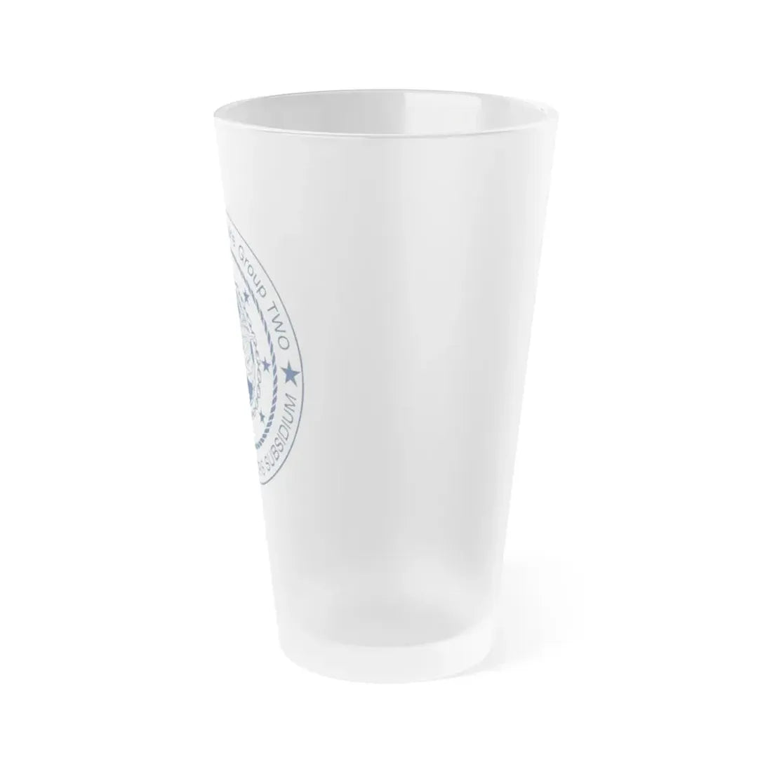 Naval Special Warfare Group 2 (U.S. Navy) Frosted Pint Glass 16oz - Go Mug Yourself