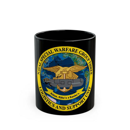 Naval Special Warfare Group 3 (U.S. Navy) Black Coffee Mug-11oz-Go Mug Yourself