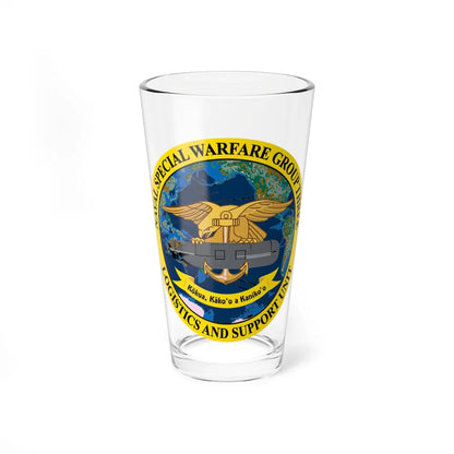 Naval Special Warfare Group 3 (U.S. Navy) Pint Glass 16oz-16oz-Go Mug Yourself