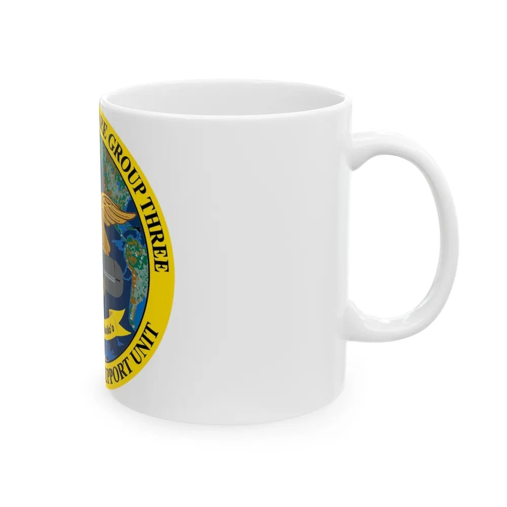 Naval Special Warfare Group 3 (U.S. Navy) White Coffee Mug-Go Mug Yourself