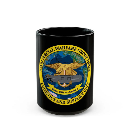Naval Special Warfare Group 3 (U.S. Navy) Black Coffee Mug 15oz - Go Mug Yourself