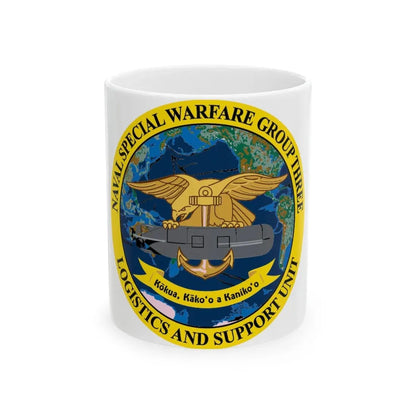 Naval Special Warfare Group 3 (U.S. Navy) White Coffee Mug 11oz - Go Mug Yourself