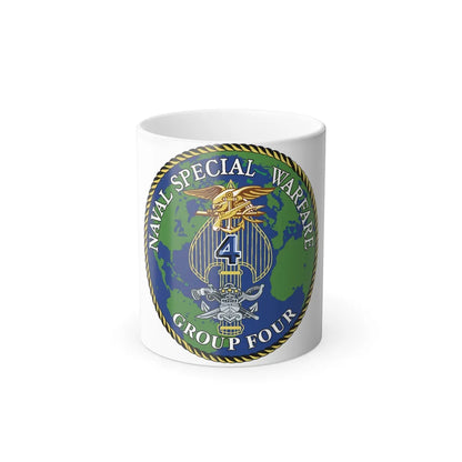 Naval Special Warfare Group 4 (U.S. Navy) Color Changing Mug 11oz-11oz-Go Mug Yourself