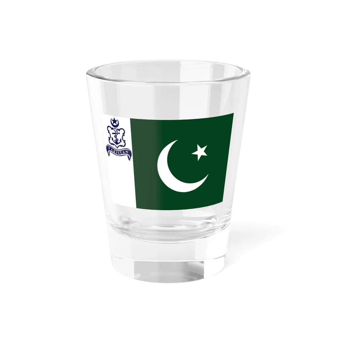 Naval Standard of Pakistan (Pakistan) Shot Glass 1.5oz 1.5oz - Go Mug Yourself