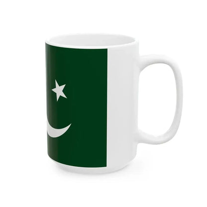 Naval Standard of Pakistan (Pakistan) White Coffee Mug - Go Mug Yourself