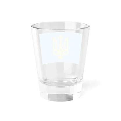 Naval Standard of the Hetman of Ukraine (Ukraine) Shot Glass 1.5oz - Go Mug Yourself
