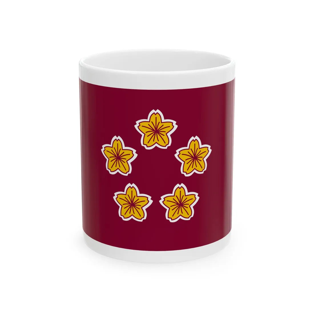 Naval Standard of the Minister of Defence of Japan (Japan) White Coffee Mug 11oz - Go Mug Yourself