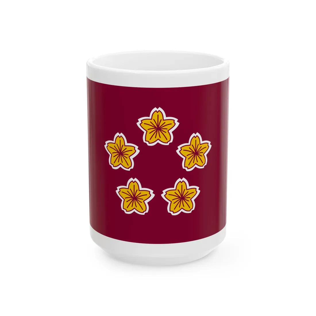 Naval Standard of the Minister of Defence of Japan (Japan) White Coffee Mug 15oz - Go Mug Yourself