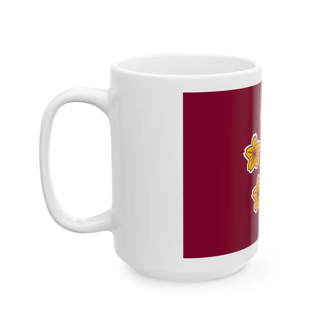 Naval Standard of the Minister of Defence of Japan (Japan) White Coffee Mug - Go Mug Yourself