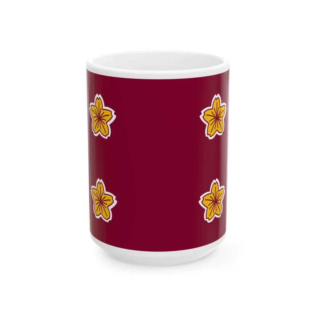 Naval Standard of the Vice Minister of Defense of Japan (Japan) White Coffee Mug 15oz - Go Mug Yourself