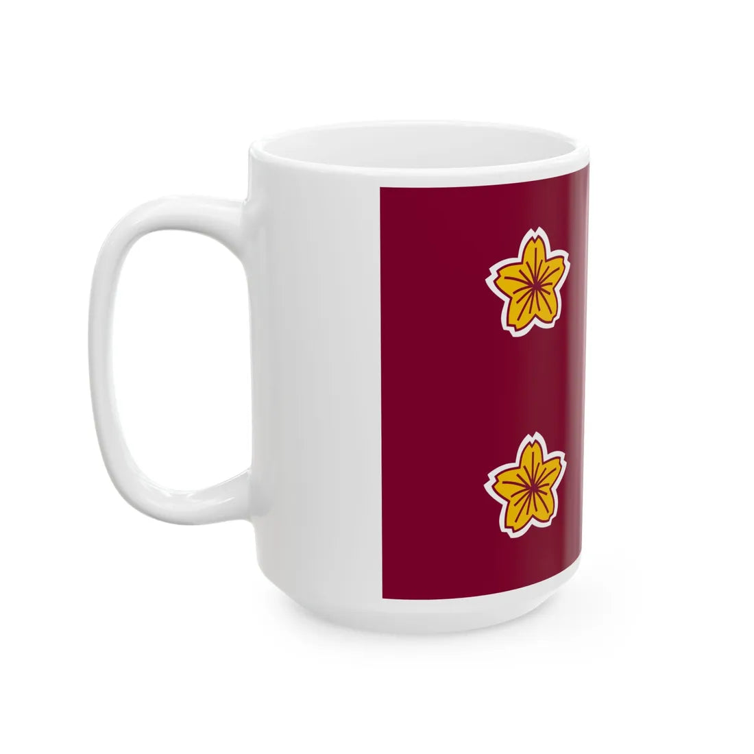 Naval Standard of the Vice Minister of Defense of Japan (Japan) White Coffee Mug - Go Mug Yourself