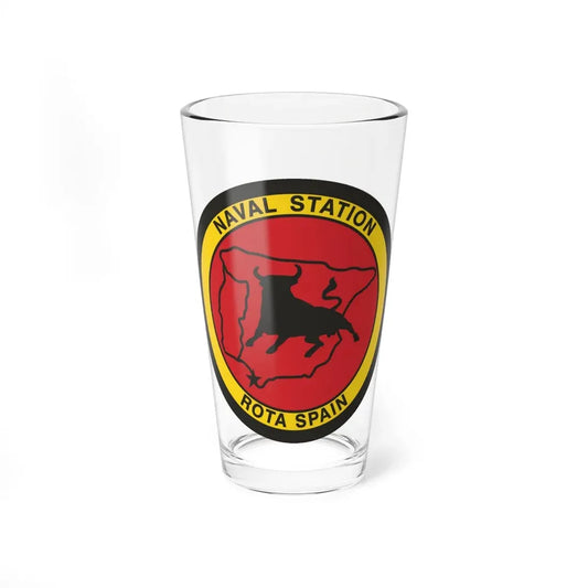 Naval Station Rota Spain (U.S. Navy) Pint Glass 16oz 16oz - Go Mug Yourself