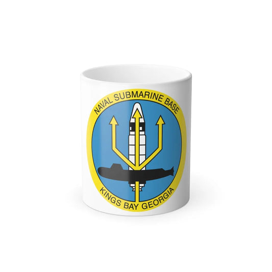 Naval Submarine Base Kings Bay Georgia (U.S. Navy) Color Changing Mug 11oz-11oz-Go Mug Yourself