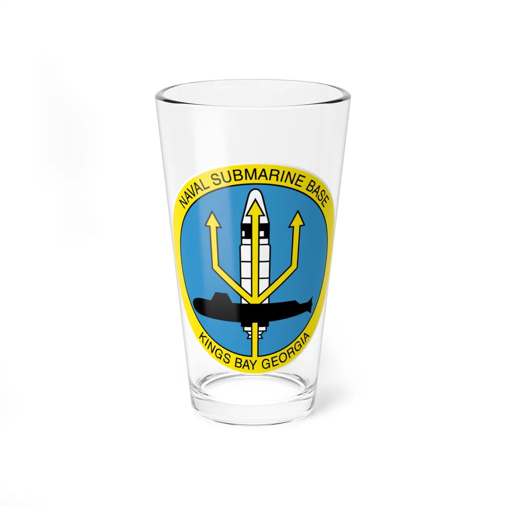 Naval Submarine Base Kings Bay Georgia (U.S. Navy) Pint Glass 16oz-16oz-Go Mug Yourself