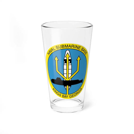 Naval Submarine Base Kings Bay Georgia (U.S. Navy) Pint Glass 16oz 16oz - Go Mug Yourself