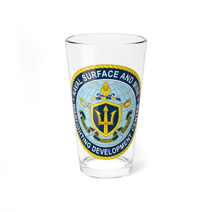 Naval Surface & Mine Warfighting Dev Center (U.S. Navy) Pint Glass 16oz-16oz-Go Mug Yourself