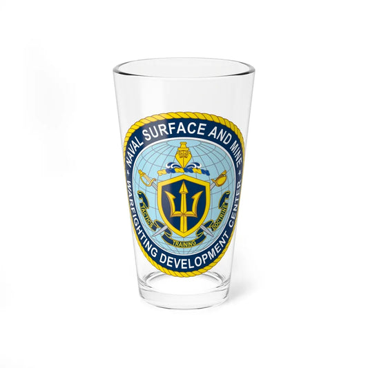 Naval Surface & Mine Warfighting Dev Center (U.S. Navy) Pint Glass 16oz-16oz-Go Mug Yourself