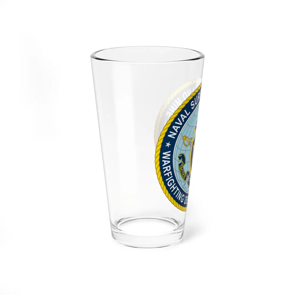 Naval Surface & Mine Warfighting Dev Center (U.S. Navy) Pint Glass 16oz-Go Mug Yourself