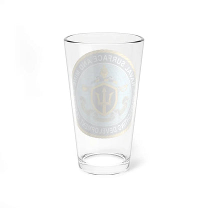 Naval Surface & Mine Warfighting Dev Center (U.S. Navy) Pint Glass 16oz-Go Mug Yourself