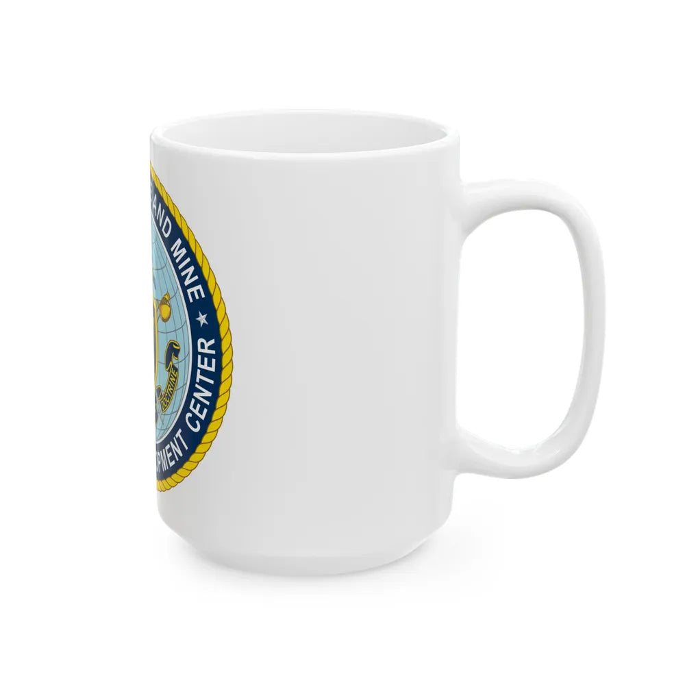 Naval Surface & Mine Warfighting Dev Center (U.S. Navy) White Coffee Mug-Go Mug Yourself