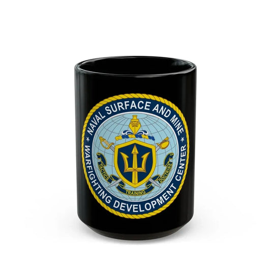 Naval Surface & Mine Warfighting Dev Center (U.S. Navy) Black Coffee Mug 15oz - Go Mug Yourself