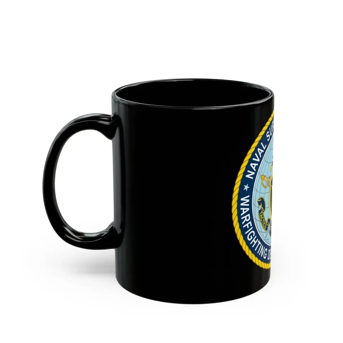 Naval Surface & Mine Warfighting Dev Center (U.S. Navy) Black Coffee Mug - Go Mug Yourself