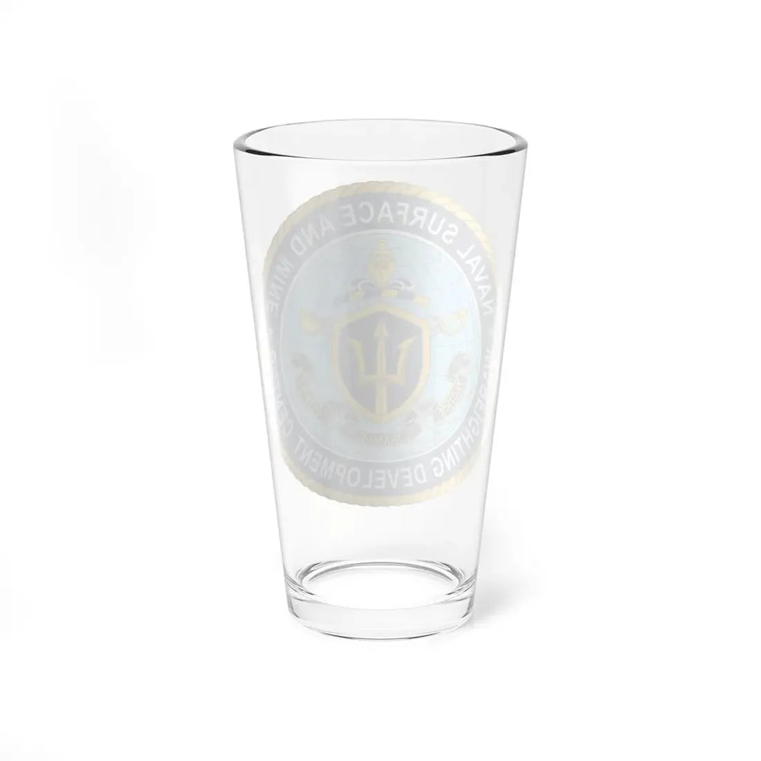 Naval Surface & Mine Warfighting Dev Center (U.S. Navy) Pint Glass 16oz - Go Mug Yourself