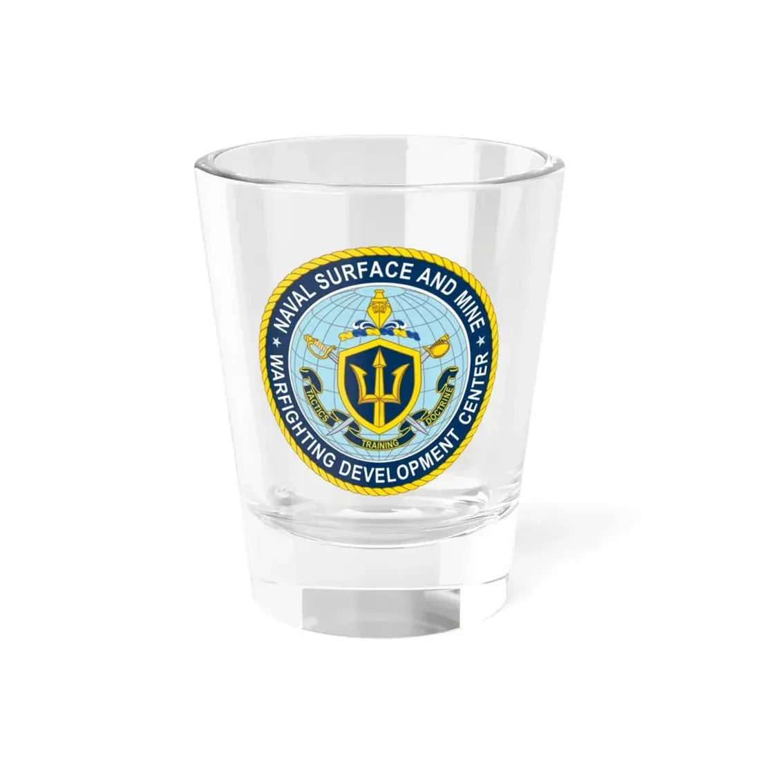 Naval Surface & Mine Warfighting Dev Center (U.S. Navy) Shot Glass 1.5oz 1.5oz - Go Mug Yourself