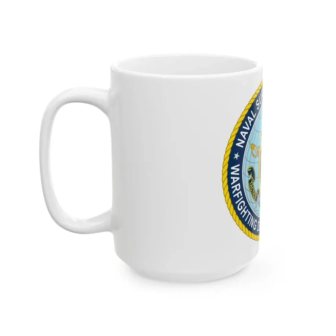 Naval Surface & Mine Warfighting Dev Center (U.S. Navy) White Coffee Mug - Go Mug Yourself