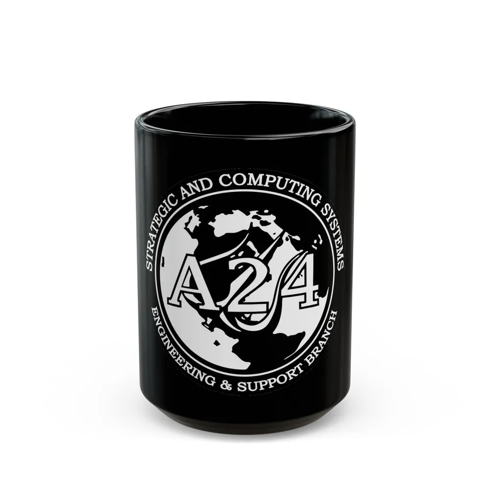 Naval Surface Warefare Ctr (U.S. Navy) Black Coffee Mug-15oz-Go Mug Yourself