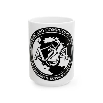 Naval Surface Warefare Ctr (U.S. Navy) White Coffee Mug-15oz-Go Mug Yourself