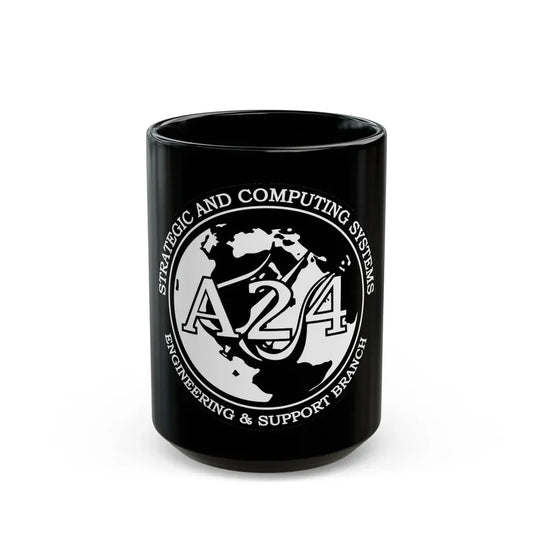 Naval Surface Warefare Ctr (U.S. Navy) Black Coffee Mug 15oz - Go Mug Yourself