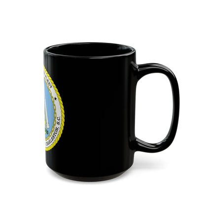 Naval Weapon Station Charleston SC (U.S. Navy) Black Coffee Mug-Go Mug Yourself