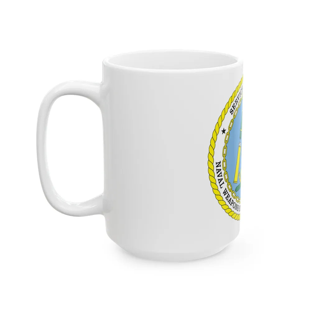 Naval Weapon Station Charleston SC (U.S. Navy) White Coffee Mug-Go Mug Yourself