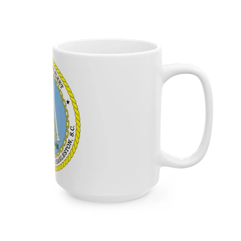 Naval Weapon Station Charleston SC (U.S. Navy) White Coffee Mug-Go Mug Yourself