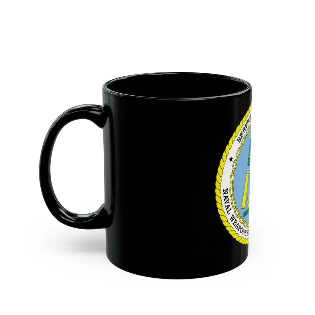 Naval Weapon Station Charleston SC (U.S. Navy) Black Coffee Mug - Go Mug Yourself