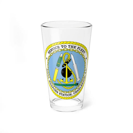 Naval Weapon Station Charleston SC (U.S. Navy) Pint Glass 16oz 16oz - Go Mug Yourself