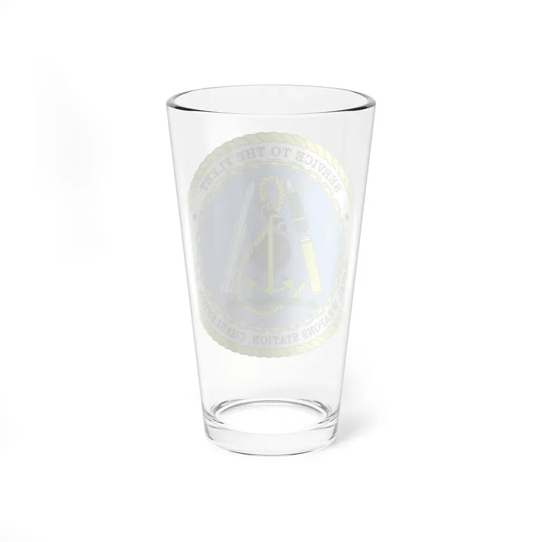 Naval Weapon Station Charleston SC (U.S. Navy) Pint Glass 16oz - Go Mug Yourself