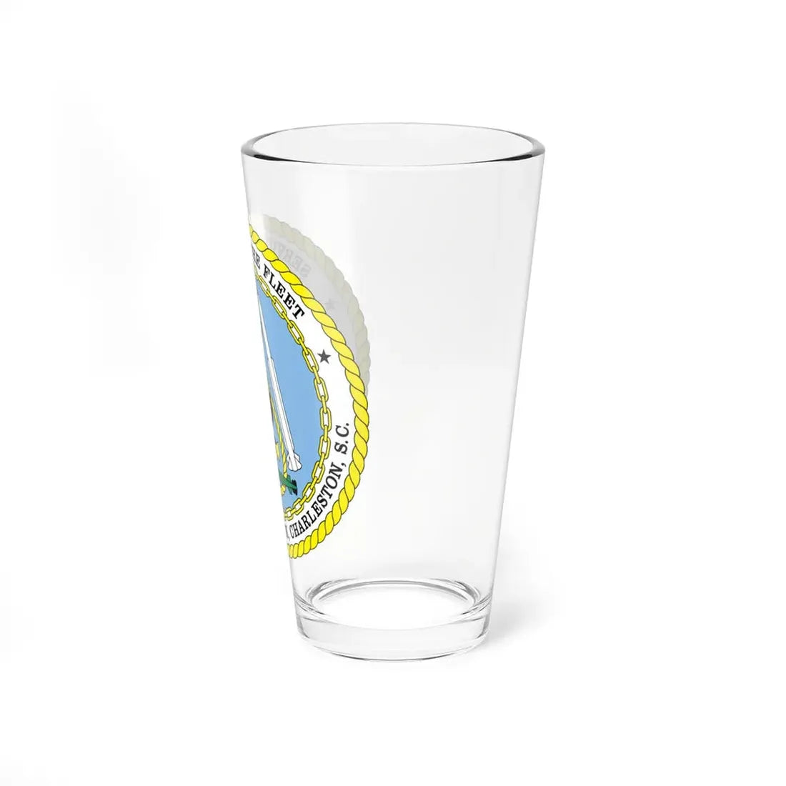 Naval Weapon Station Charleston SC (U.S. Navy) Pint Glass 16oz - Go Mug Yourself