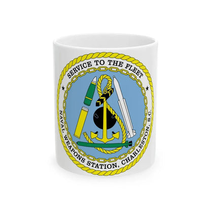 Naval Weapon Station Charleston SC (U.S. Navy) White Coffee Mug 11oz - Go Mug Yourself