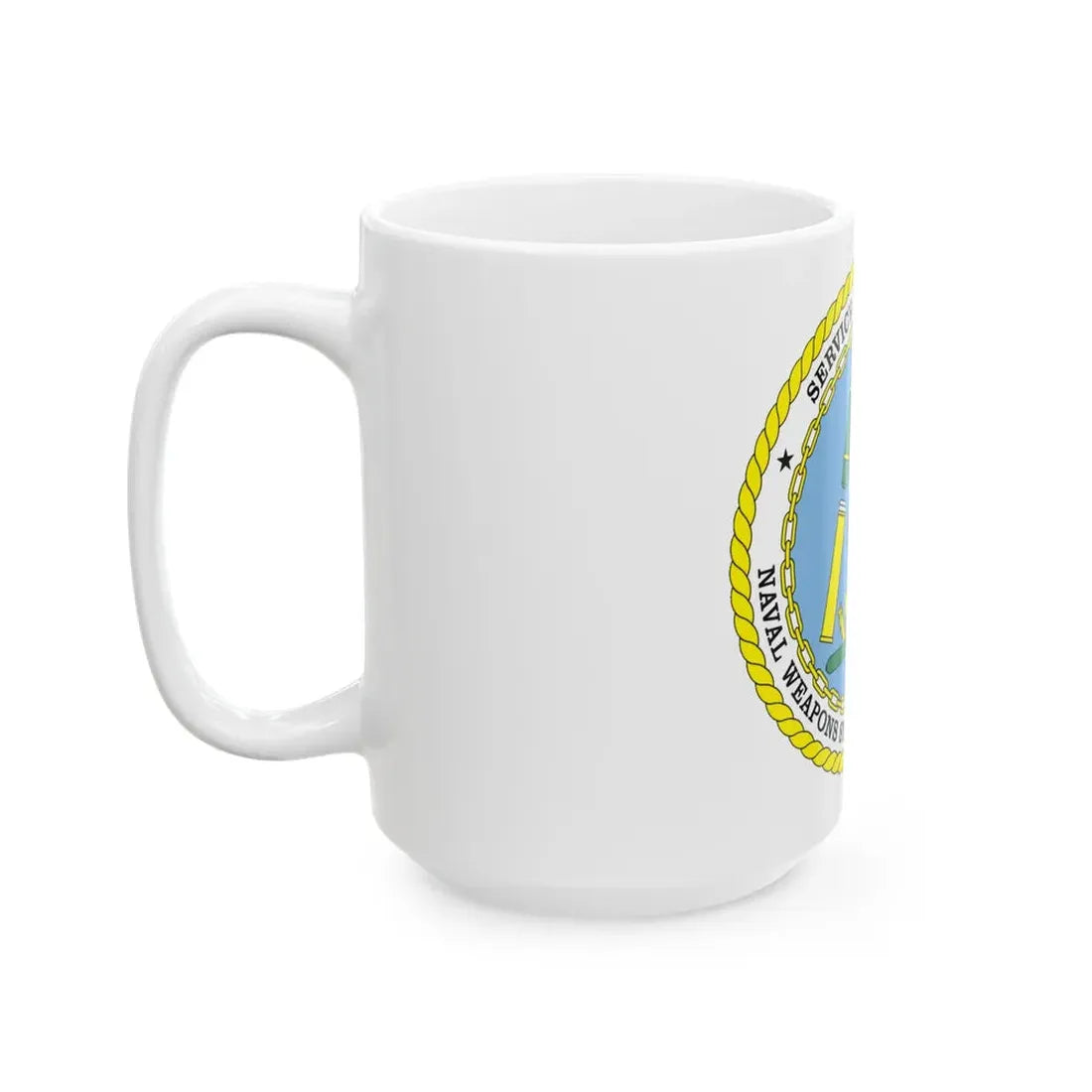 Naval Weapon Station Charleston SC (U.S. Navy) White Coffee Mug - Go Mug Yourself