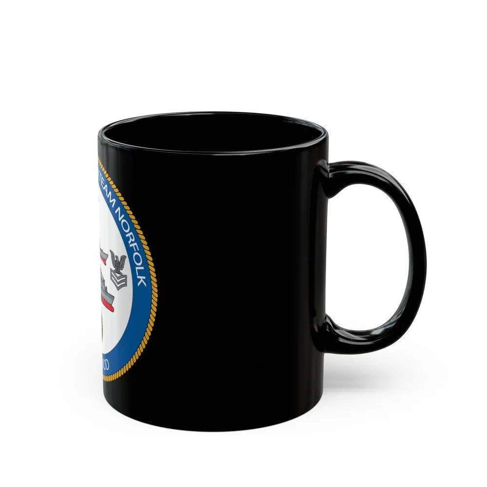 NAVSEA Fit Norfolk (U.S. Navy) Black Coffee Mug-Go Mug Yourself