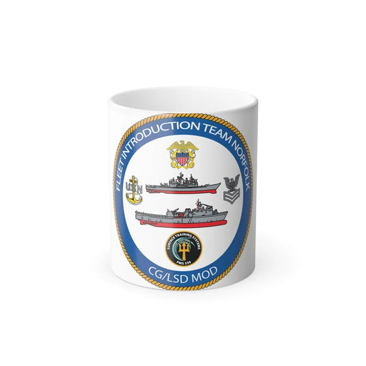 NAVSEA Fit Norfolk (U.S. Navy) Color Changing Mug 11oz-11oz-Go Mug Yourself